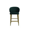 Barhocker aus Stoff oder Leder mit Holzbeinen |  Modell CAPRICE